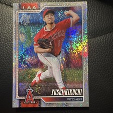 2026 Topps Series 1 Yusei Kikuchi Los Angeles Angels Holofoil Parallel #173