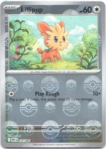 Lillipup (Poke Ball Pattern) Common SV: White Flare 074/086 NM