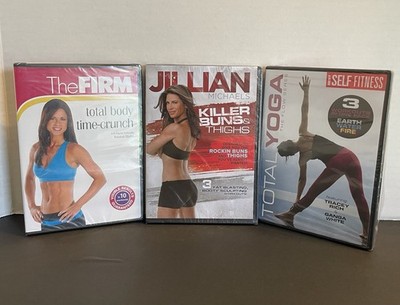 Killer Buns & Thighs-Total Yoga-The Firm (Lot Of 3 DVD Exercise Videos New