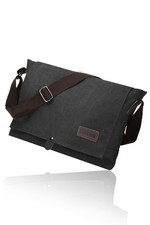 Cota's home Sodateru Bag, Canvas Messenger Shoulder Fits 14 Inch Laptop  A4 ...