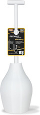Beehivemax Hideaway - Heavy Duty Toilet Plunger with Holder - Drip Free Carry -
