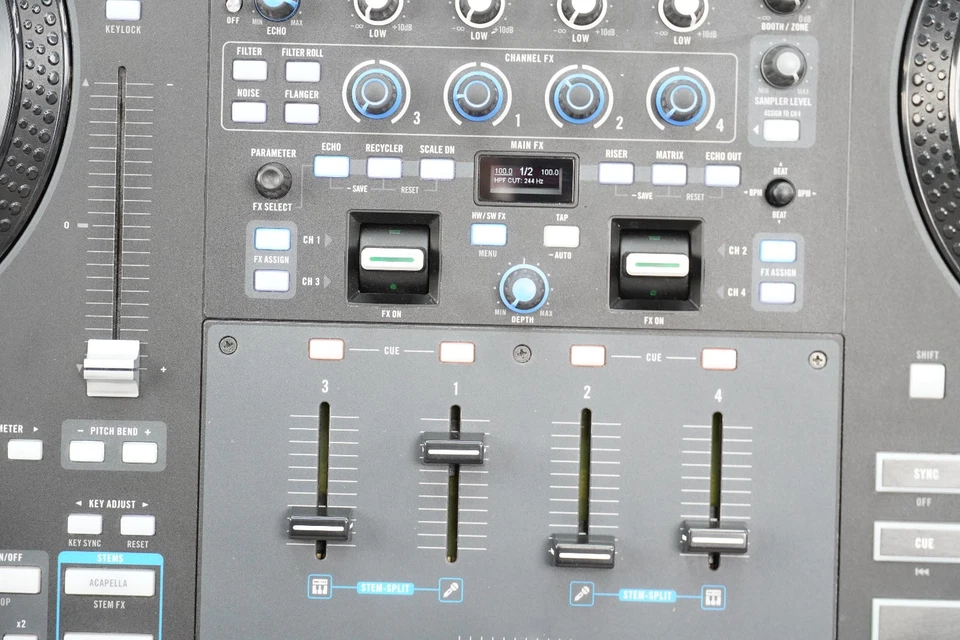 RANE Four Advanced 4 Channel Stems DJ Controller - W/Power Cord. - Image 3 of 4