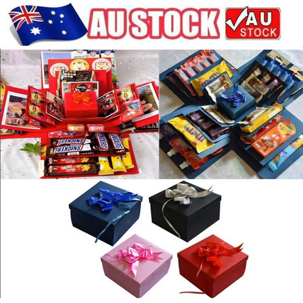 5 Layer Explosion Box DIY Explosion Surprise Gift Box Handmade Snack Box Gift AU