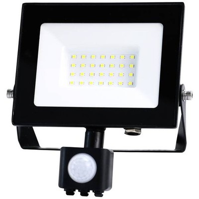 Heitronic VO-501417 BOLTON 2.0 30W Outdoor LED Spotlight Light Color: Bia