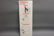 36735-002 Piper PA-44 Passenger Briefing Card 36735-002 Piper PA-44 Passenger Briefing Card