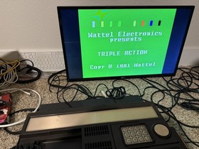 Mattel 2609 Intellivision Game Console With 12 Games tested working 