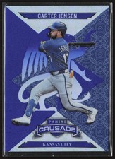 2025 Panini Crusade Carter Jensen Blue Kansas City Royals #17