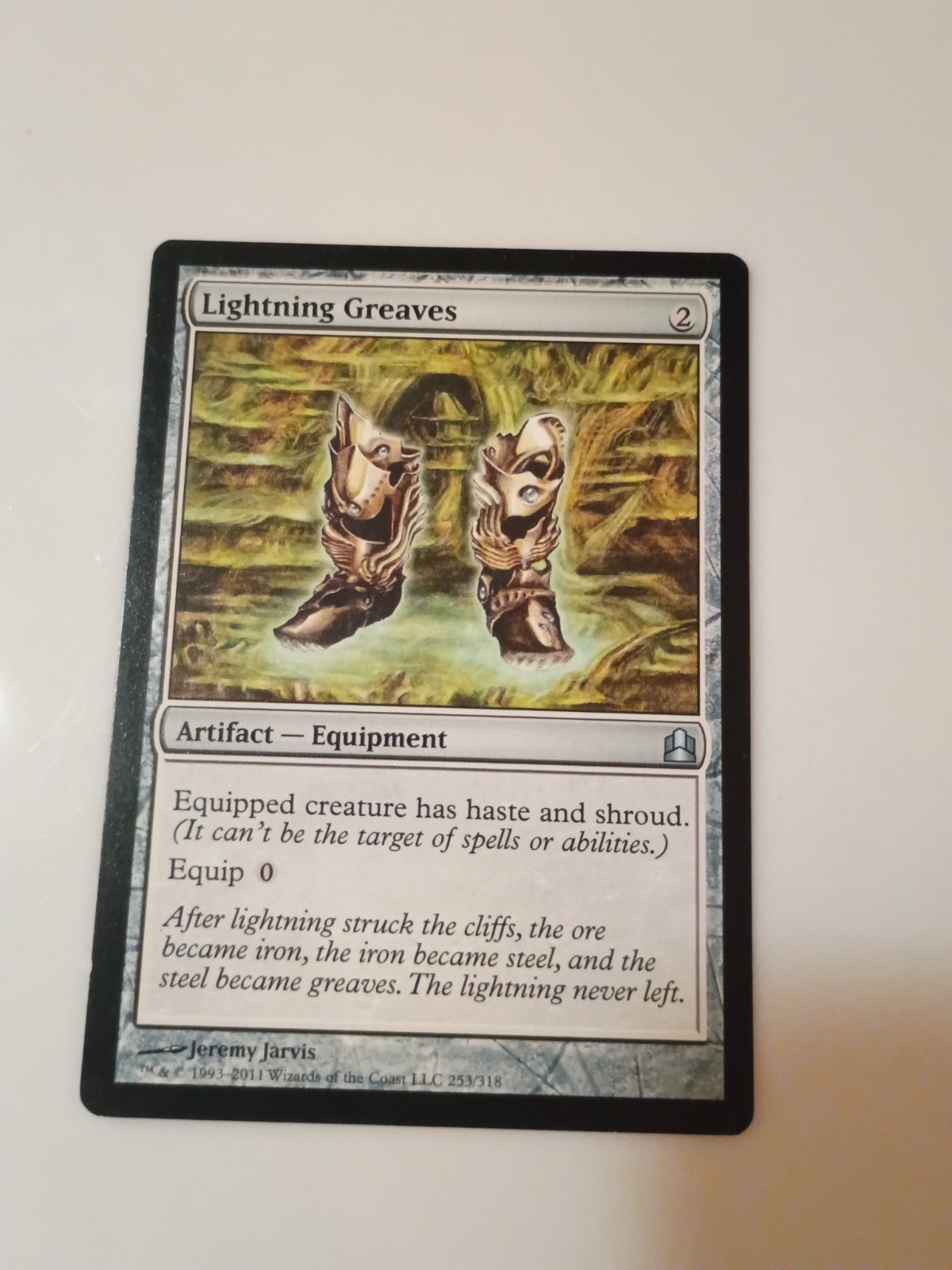 MTG Lightning Greaves Commander Regular LP x1