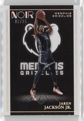 2020-21 Panini Noir Icon Edition Holo Silver 5/25 Jaren Jackson Jr #76 1u6