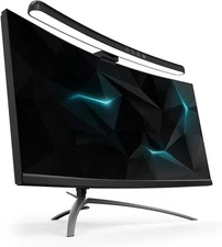 Curved Monitor Light Bar, Computer Lamp, Touch Dimming Screen LED Reading with