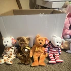 Ty Beanie Babies Plush Bears Lot of 4 Vintage 1997 Ages 3-4 Years