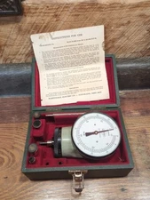 Vintage Jaquet's Hand Tachometer with Original Case Model 622 RPM 60-24000