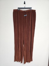 NWT PRETTY LITTLE THING Women's Plus Pants Pull On Elastic Waist Stretch.Size 18