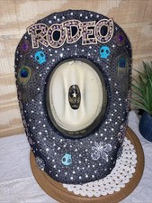 Custom Xtreme Straw Cowboy Hat  6-7/8 Bling R...