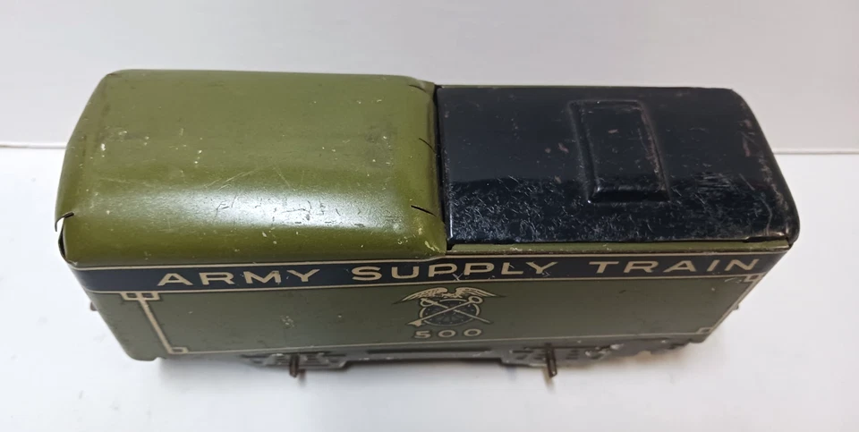 MARX ARMY SUPPLY TRAIN #500 TENDER C4 - Image 2 of 4