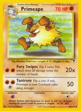 1x Primeape - 59/110 - Uncommon Heavily Played Pokemon G2 - Legendary Collection on eBay