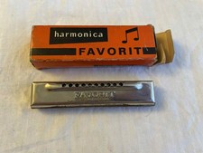 ANCIEN HARMONICA "FAVORIT" VINTAGE INSTRUMENT DE MUSIQUE