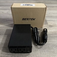 BESTEK 300W Inverter DC 12V Car Dual USB With Cooling Fan