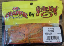 Mr. Crappie By Strike King MRCJ2-193 2” Joker Cajun Cricket 1ea 15pk-NEW-SHIP24H
