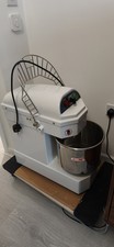 used only twice Professional Spiral Dough Mixer 10 litres + trolley dolly 