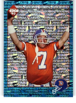 1993 Collector's Edge #E1 John Elway John Elway Two Minute Warning Silver