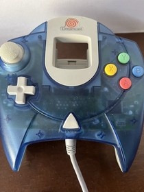 OEM SEGA Blue Millennium Dreamcast Controller Untested As Is For Parts Only