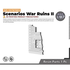 SSMODEL 1:87 Ruin Minifigure War Game