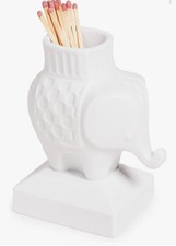 Jonathan Adler Handmade Elephant Match Strike Holder 