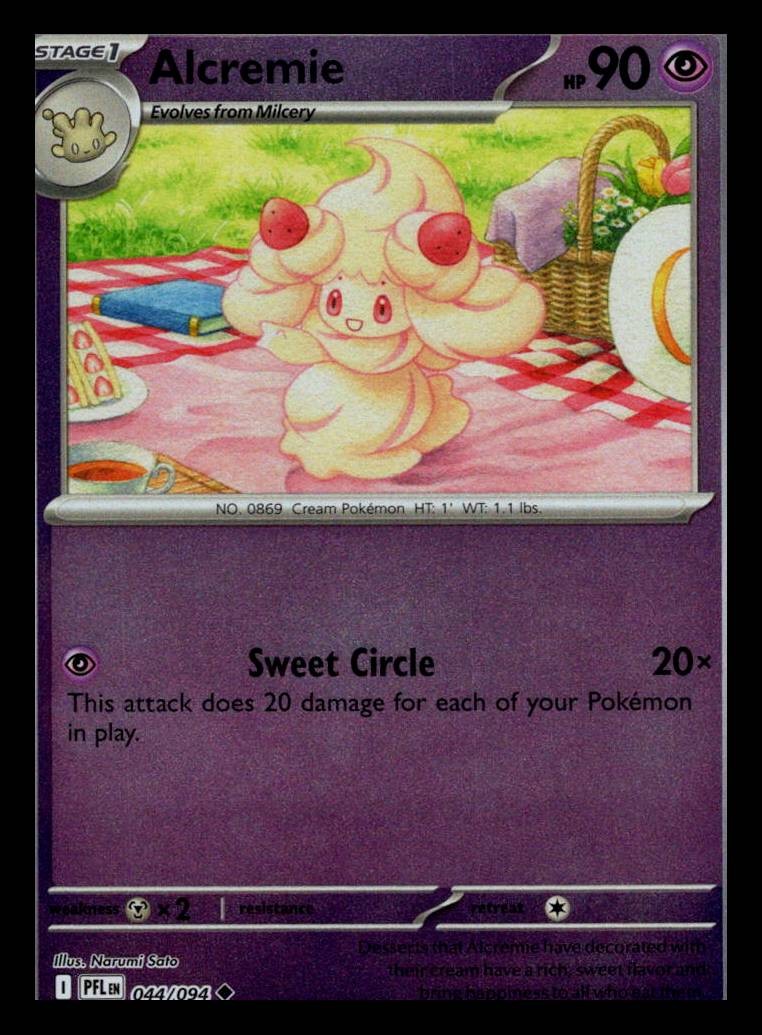 Alcremie Reverse Holo Uncommon ME02: Phantasmal Flames 044/094 NM