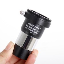 1.25inch 2x Metal Barlow Lens with M42 Thread for Astronomical Telescopes