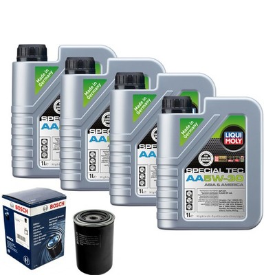 Motoröl 5W30 LIQUI MOLY Special Tec Aa 4L+BOSCH Ölfilter