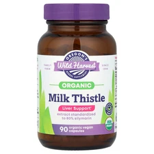 Oregon s Wild Harvest Milk Thistle 90 Vegetarian Capsules Dairy-Free,