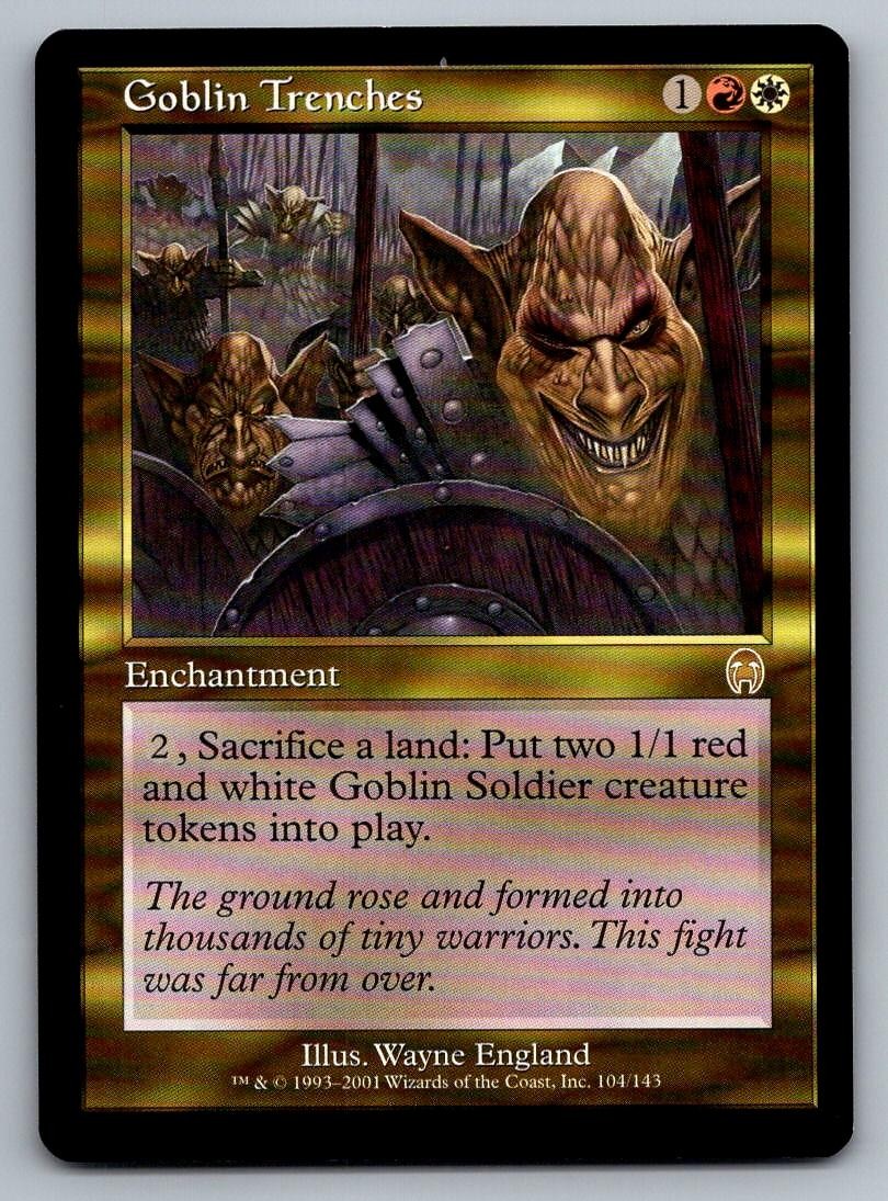 Magic: The Gathering Goblin Trenches 104 Apocalypse APC R LP