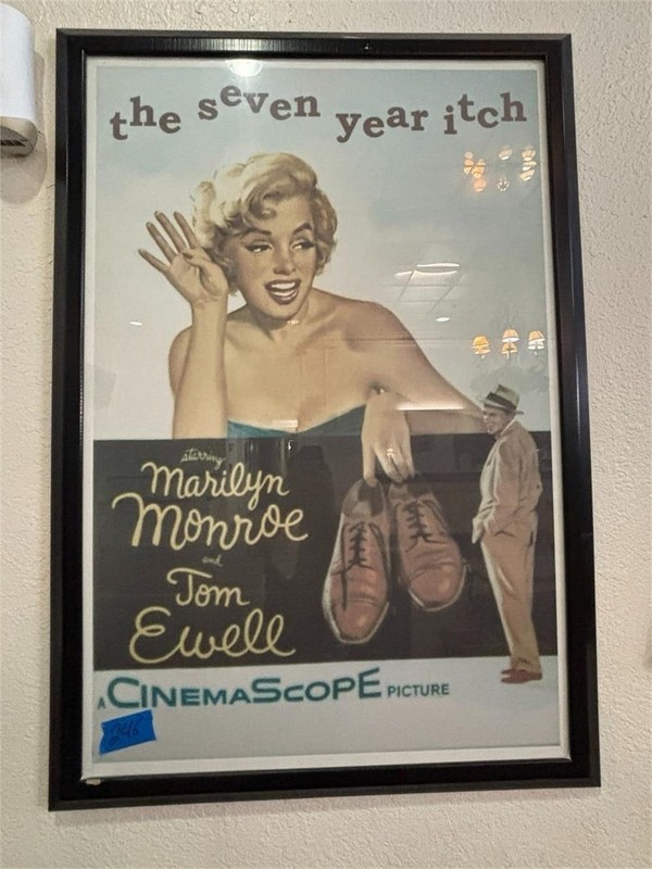 THE SEVEN 7 YEAR ITCH CineMasterpieces ORIGINAL MOVIE POSTER MARILYN MONROE 1955