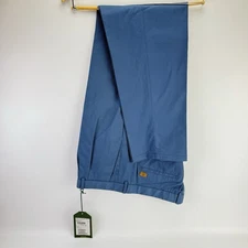 Brand New Beretta Gallery Cotton Chino Pants, Bright Cobalt Color.  Made in EU