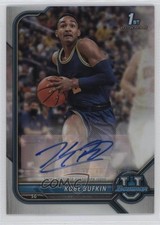 2021-22 Bowman U Chrome Prospect Auto Refractor Kobe Bufkin #BCPA-KB Auto 1l2