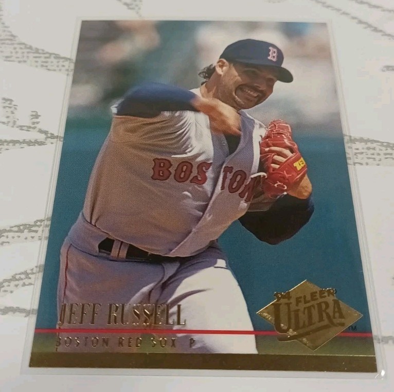 1994 Fleer Ultra Baseball Card Boston Red Sox #17 Jeff Russell 
