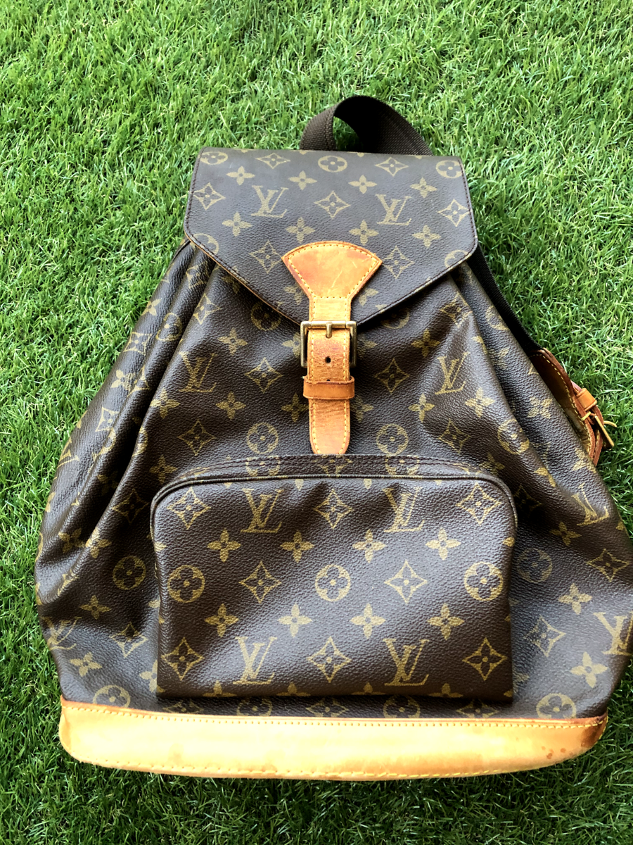 Louis Vuitton Brown Monogram Montsouris GM Backpack | eBay display picture 3