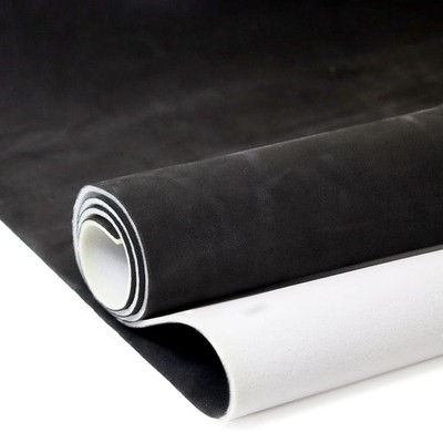 Suede Auto Headliner Fabric 54x60 Inch Foam Backing Black Interior Repair DIY