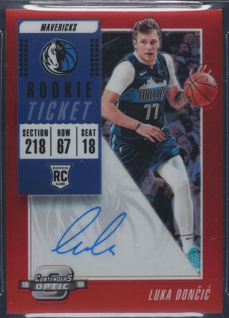 2018-19 Panini Contenders Optic - Luka Dončić #128 for sale | eBay