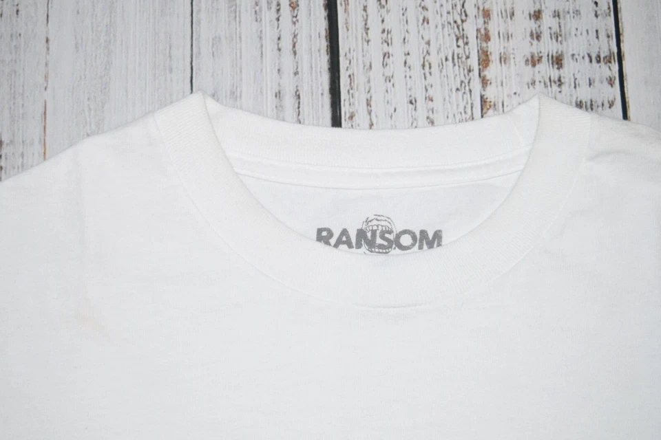 CAMISETA RANSOM ROPA IMMORTAL X RANSOM HOMBRE ESTAMPADO DIABLO GRANDE PATÍN BLANCO Foto 4 de 4