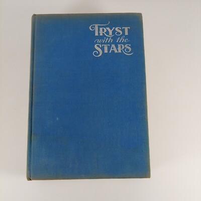 Tryst With The Stars by Kathleen Rollins 1937 Arcadia House HC Rare Hard to Find