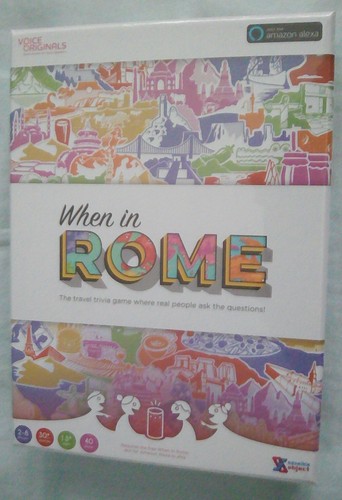 When in Rome Travel Trivia Game Powered by Alexa from Voice Originals NEW SEALED