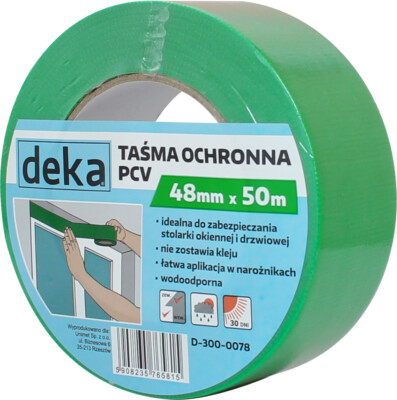 5908235765815 TAŚMA OCHRONNA PCV DO STOLARKI 48MM*50M DEKA