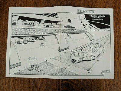 Genuine 1981 Sundog Frozen Legacy Zoom Action Adventure Game Manual FTL Games