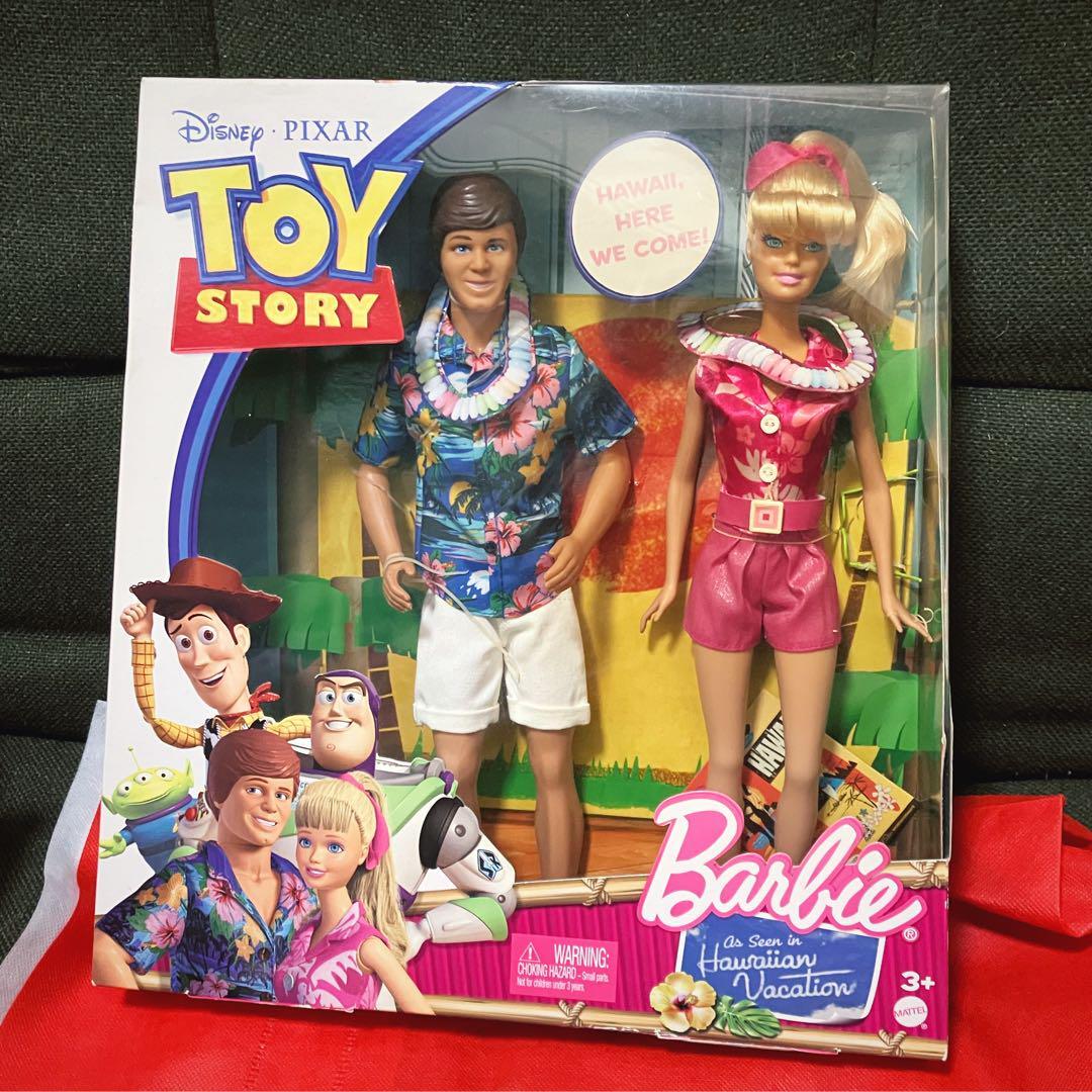 トイストーリー Hawaiian Vacation Barbie&Ken Doll Figure Disney Pixar Toy Story Hawaiian Vacation Barbie