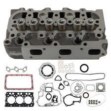 D782 Full Cylinder Head Assy W/ Valves & Full Gasket Kit For Kubota D782 Engine