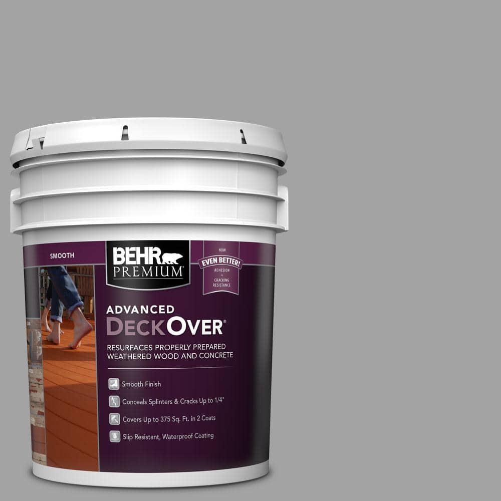Behr Deck Over Colors Available 5 Gal. #SC 365 Cape Cod Gray Textured