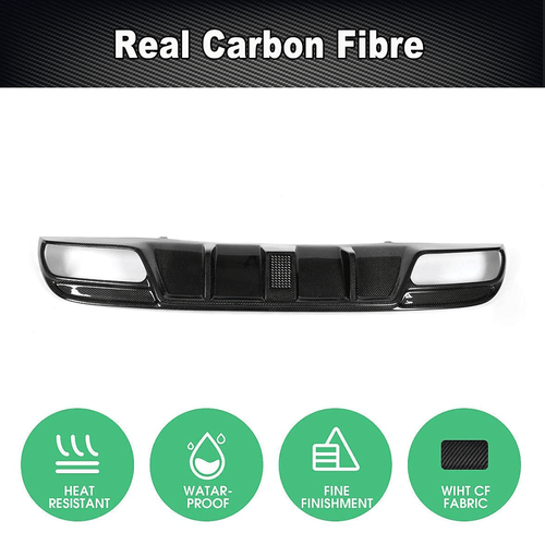 Difusor trasero de carbono difusor trasero para Mercedes W205 C200 C300 C43 C63 AMG - Imagen 6 de 11
