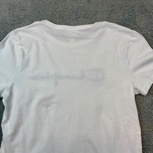 Champion Classic Heritage Cotton T-Shirt Women’s M Script Embroidered Logo Shirt - Picture 9 of 9